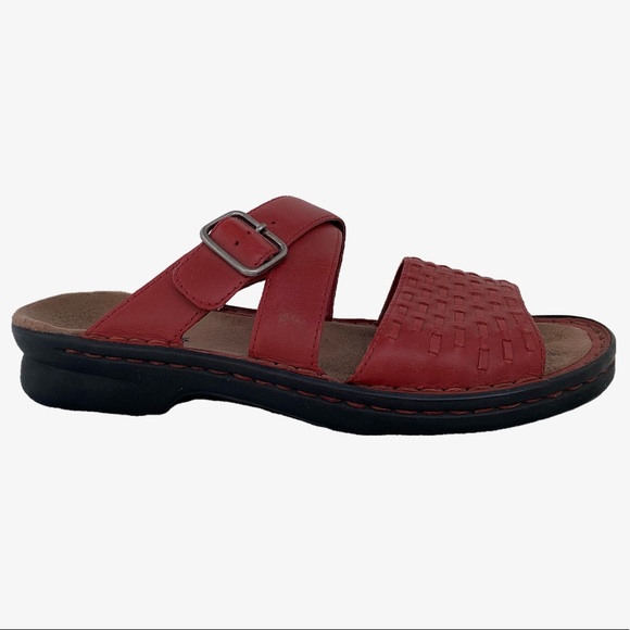 Clarks Leather Open-Toe Sandals